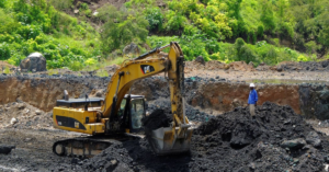 Armed mining security personnel inspect a mining site in Democratic Republic of Congo as the country launches a $100 million mining guard initiative.