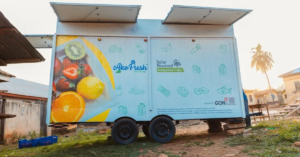 AkoFresh mobile cold storage trailer launched in Ghana to reduce post-harvest crop losses for farmers.