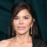 A professional portrait-style image of Lauren Sánchez Bezos during a public appearance, highlighting her role as a media personality reflecting on her career and learning challenges.