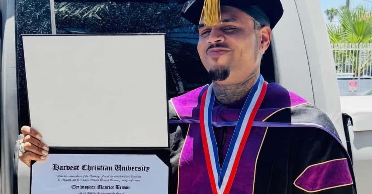 Chris Brown Receives Honorary PhD in Visual and Performing Arts From Harvest Christian University as Career Reaches New Global Peak