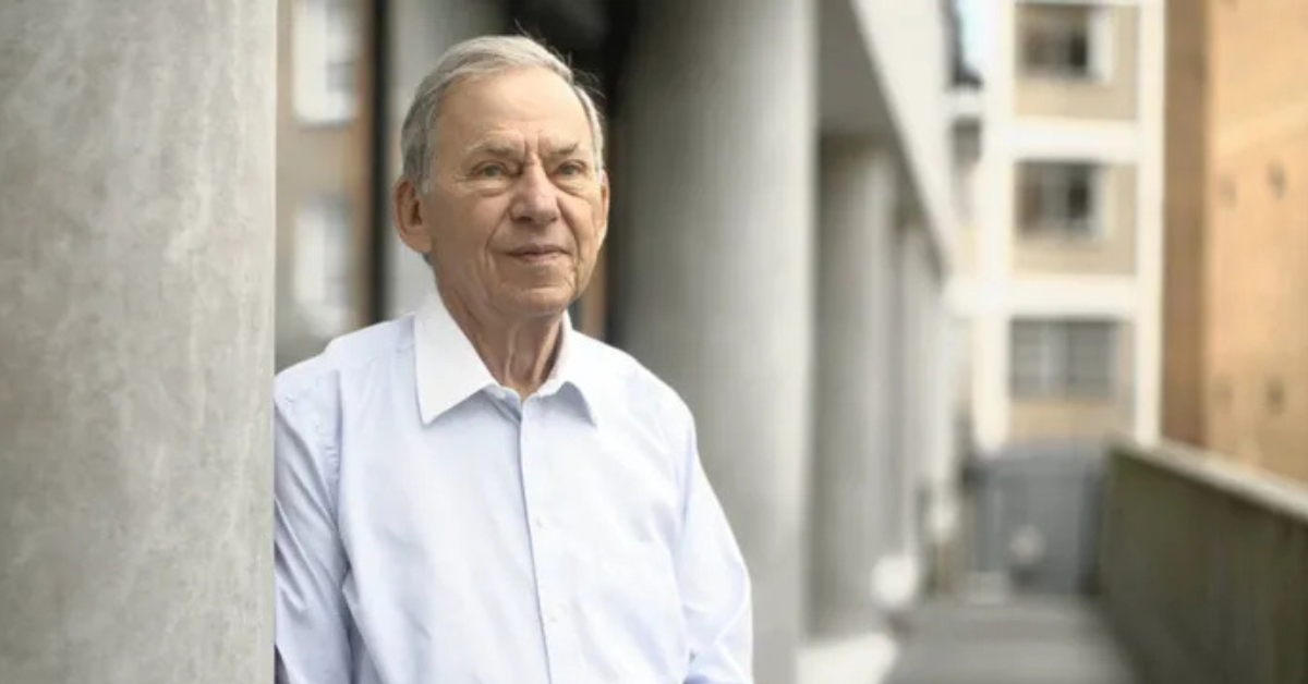Portrait-style image of Nathan Kirsh, South African billionaire businessman behind Kirsh Group, whose wealth surged following the Sysco–Jetro acquisition deal.