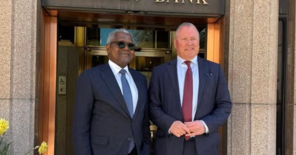 Aliko Dangote meets executives from Norges Bank Investment Management over Africa investment opportunities.