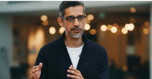 Google CEO Sundar Pichai announces a $50 million workforce development initiative to train 300,000 American workers for skilled trade careers.