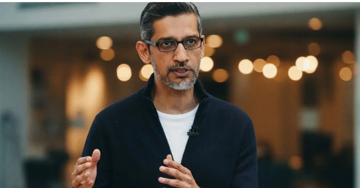 Google CEO Sundar Pichai announces a $50 million workforce development initiative to train 300,000 American workers for skilled trade careers.