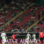 Fans watch the FIFA World Cup match between South Korea and the Czech Republic at Estadio Akron in Guadalajara, Mexico.