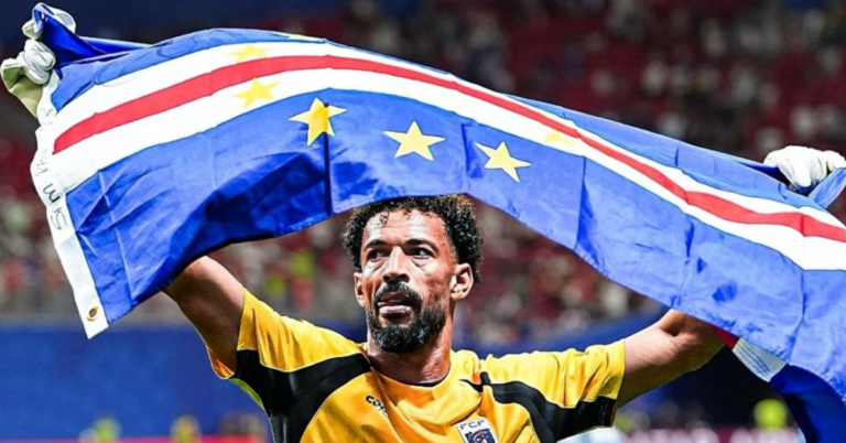 Cape Verde goalkeeper Vozinha celebrates after making seven saves against Spain during his historic FIFA World Cup debut