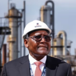 Aliko Dangote discussing wealth creation and the future listing of the Dangote Refinery.