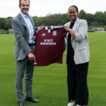 Aston Villa has announced Visit Rwanda as its new Principal Partner in the largest sponsorship agreement in the club’s history, placing Rwanda’s tourism and investment brand on the front of all men’s, women’s and academy team shirts.