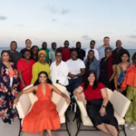 Aaron Rahsaan Thomas, Paul Garnes and African filmmakers participate in the Ghana Creative Economy Initiative in Accra.