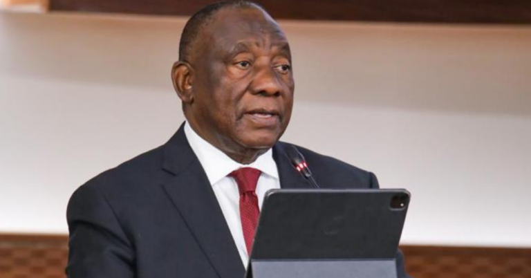 South African President Cyril Ramaphosa and Namibian President Netumbo Nandi Ndaitwah during the Namibia South Africa Bi National Commission in Pretoria.
