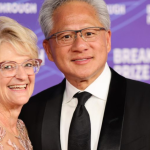 Jensen Huang speaking at a technology event following the announcement of his $75 million donation to Vanderbilt University.