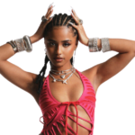 South African singer Tyla performing during a FIFA World Cup ceremony.