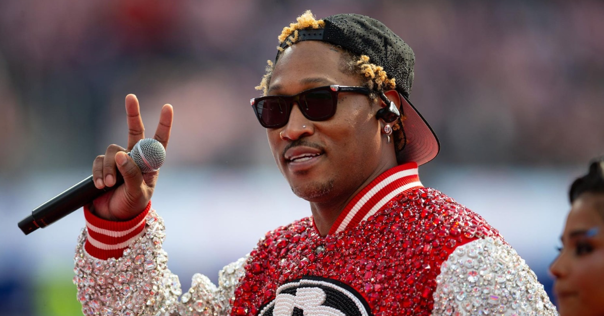 Future performing during a live concert following the chart topping debut of his album The Real Me.
