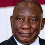 South African President Cyril Ramaphosa speaking during an official government engagement as legal proceedings over the Farmgate scandal continue.