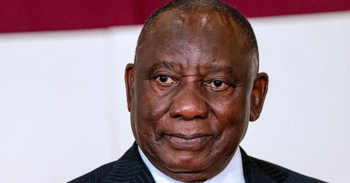 South African President Cyril Ramaphosa speaking during an official government engagement as legal proceedings over the Farmgate scandal continue.