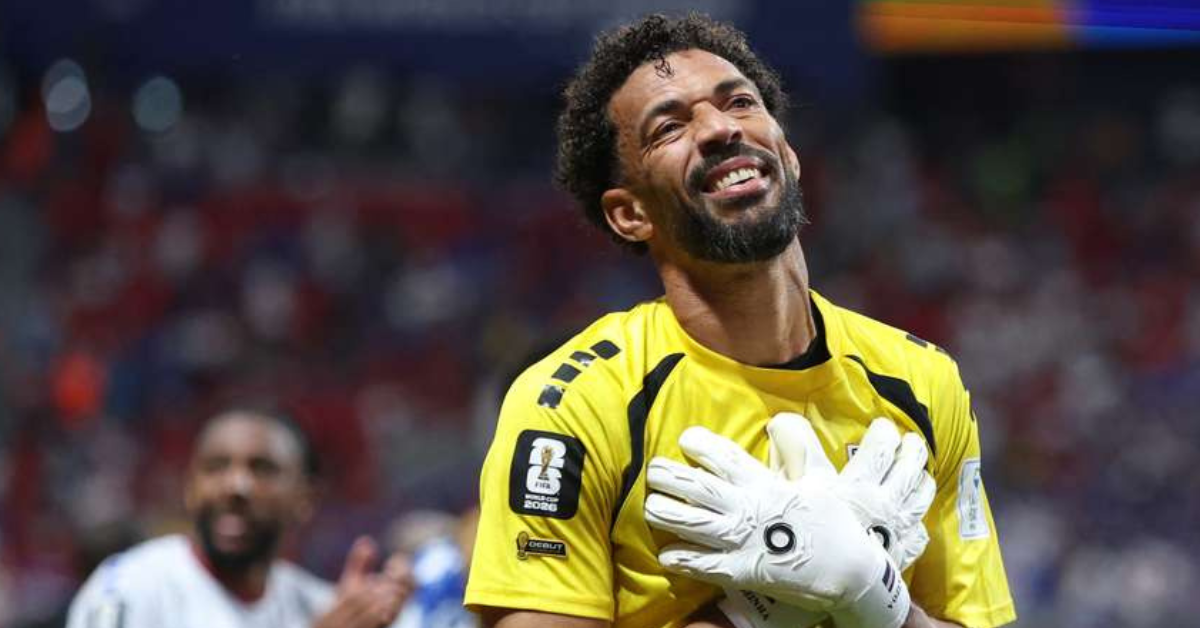  Cape Verde goalkeeper Vozinha celebrating after signing for Colo Colo following the 2026 FIFA World Cup.